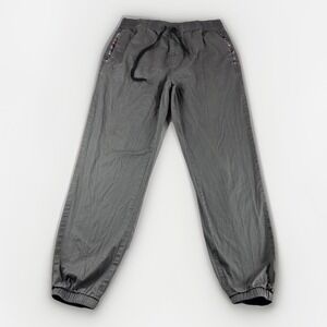 JMierr Joggers Mens 32 Gray Sweatpants Drawstring Pants Tapered Stretch Workout